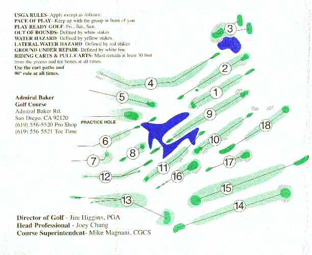 Admiral Baker Golf Course (South) San Diego CA