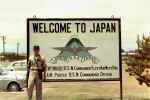 Outside main gate of NAS Atsugi Japan