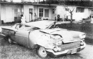 1958 VINTAGE HARDTOP CONVERTIBLE was picked up by Typhoon Karen