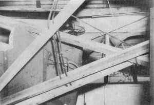 THIS IS ONE OF THE ROOMS in Nimitz Hill's enlisted men's Barracks, after Typhoon Karen came through.