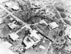 KAREN'S VIOLENCE REVIEWED FROM THE AIR