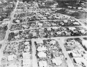 KAREN'S VIOLENCE REVIEWED FROM THE AIR