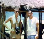 Ken Thrasher and Ed Nafus at BBQ