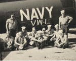 November '52 - Some original members of VW-1 NAS B.P. Pict' L - R <br /> John Raczka ALC, Jose Blea ABAN, A. 'Pappy' Herzing AD1, George Stewart AD3, Jim Glace ATC, Albert Dalton AL2, Gene Bryant AD3, Mel Balding AD1, Cass Phillips AM1, Albert (Vic) Vicari AD1, Earl Habermacher AT2