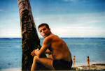 Gohan at one of the Guam beaches