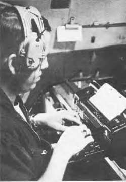 VW-1 radioman sends weather data